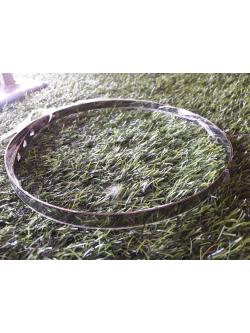 เข็มขัดโลหะเงิน