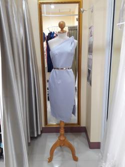 ราตรีสั้นสีเทาบ่าเบี่ยงเดี่ยว(L)