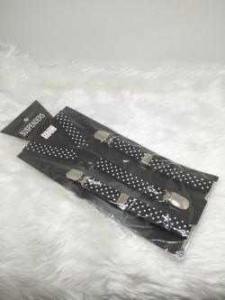 สายเอี๊ยมสีดำจุดขาว