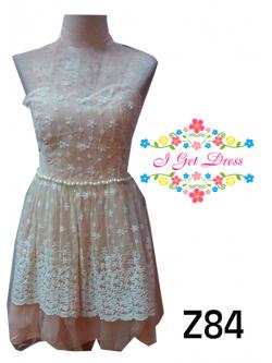 ราตรีสั้นสีชมพูโอโรส(ฟรีไซส์)