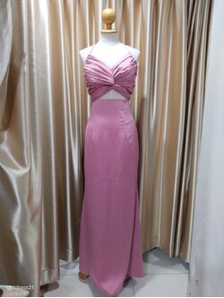 งานเซตเสื้อ+กระโปรงสีชมพู L