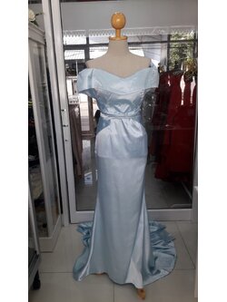 (PRE-LOVED) ยาวฟ้าปาดไหล่หางปลายาว (L)