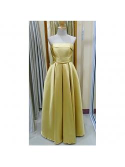 ราตรียาวสีทอง เกาะอกสานหลังเอวโบว์(ฟรีไซส์)