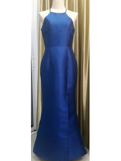 ชุดราตรียาวสีน้ำเงิน(M)