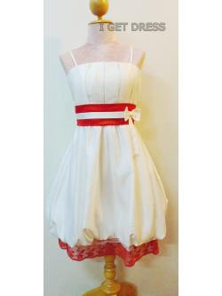 ราตรีสั้นสีขาว(ฟรีไซส์)