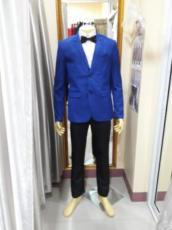 เสื้อสูทผู้ชายสีน้ำเงิน (2XL)