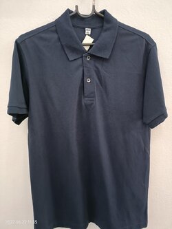 เสื้อโปโลสีกรม brand (L)