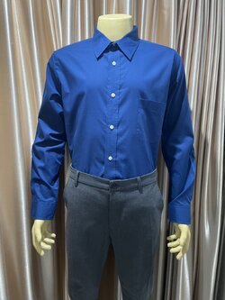 เสื้อเชิตแขนยาวสีน้ำเงิน 3XL (AU)