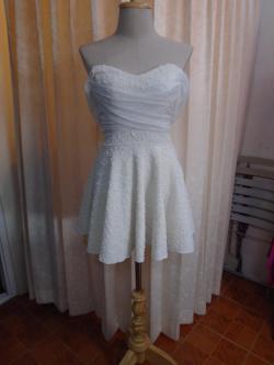 ราตรีสั้นสีขาว(ฟรีไซส์)