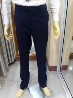 กางเกงขายาวผู้ชายสีน้ำเงินเข้ม (4XL)