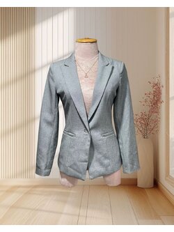 (PRE-LOVED) สูทผู้หญิงสีเทา ไซส์ S