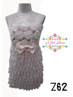 ราตรีสั้นเกาะอกสีชมพูโอโรส(ฟรีไซส์)