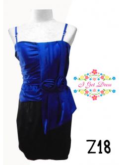 ราตรีสั้น สีน้ำเงิน(ฟรีไซส์)