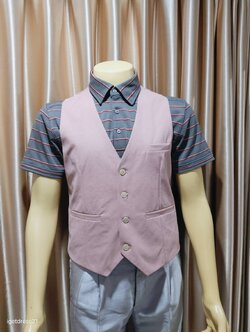 เสื้อกั๊กสีชมพู M