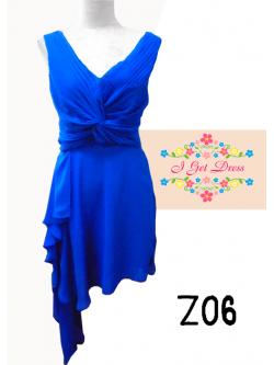 ราตรีสั้น สีน้ำเงิน (L)