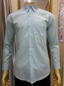 เสื้อเชิ๊ตสีเขียวมิ้น(L)