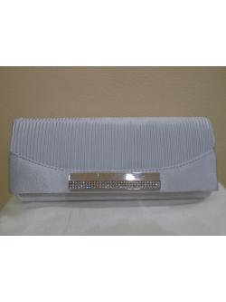 กระเป๋าคลัทซ์สีเทาเงิน