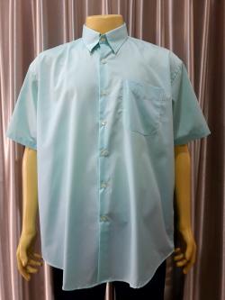 เสื้อเชิ๊ตสีเขียวมิ้นท์เเขนสั้น XL