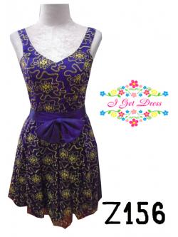 ราตรีสั้นสีม่วง(ฟรีไซส์)