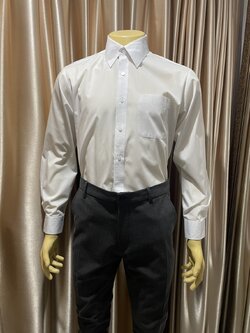 เสื้อเชิตแขนยาวสีขาว 2XL (AU)