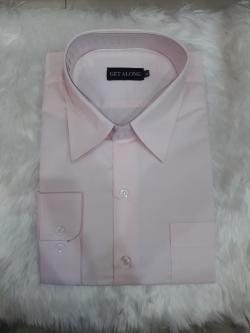 เสื้อเชิ้ต สีชมพู(XL)