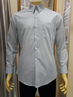 เสื้อเชิ้ตสีเขียวลายสก๊อต(M)