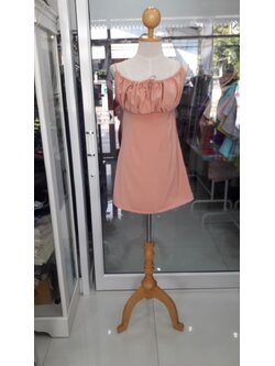 เดรสสั้นโอโรสสายผูก (M)