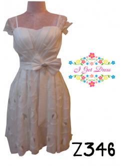 ราตรีสั้นสีขาว(ฟรีไซส์)