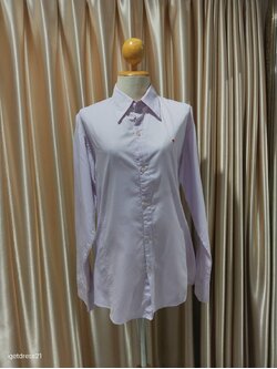 เสื้อเชิ๊ตสีม่วง L
