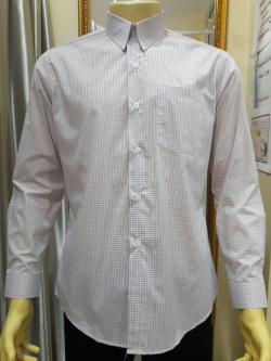 เสื้อเชิ๊ตสีชมพูลายสก๊อต(XL)