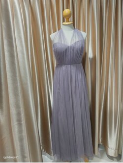 (PRE-LOVED) ชุดราตรียาวเกาะอกมุ้งแบบinfinity S