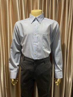 เสื้อเชิตแขนยาวสีฟ้า 2XL (AU)