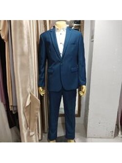 เสื้อสูทสีฟ้าน้ำทะเล S