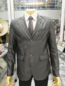 เสื้อสูทสีเทาผ้าเมทัลลิค (3XL)