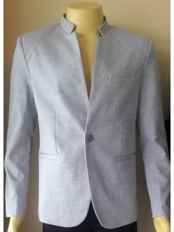 เสื้อสูทสีเทาอ่อน(2XL)