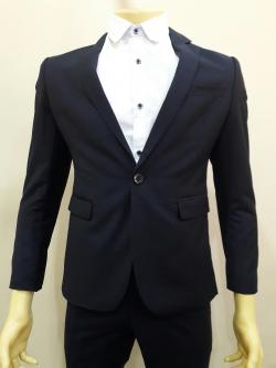 เสื้อสูทผู้ชายสีกรมท่า (Size : M)