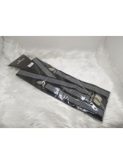 สายเอี๊ยมสีเส้นขาวดำ