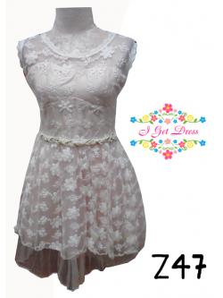 ราตรีสั้นสีชมพูโอโรส(ฟรีไซส์)