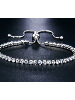 สร้อยข้อมือเพรชห้อยปลาย