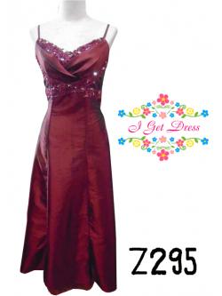 ราตรียาวสีแดงเลือดหมู (L)