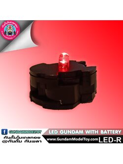 ไฟ LED สีแดงพร้อมแบตเตอรี่ อุปกรณ์ต่อโมเดล Spares
