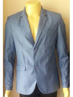 เสื้อสูทสีฟ้าอมเทา(2XL)