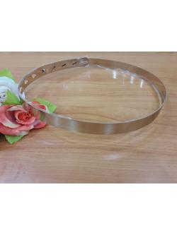 เข็มขัดโลหะสีทอง 2 cm.