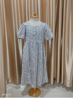 ชุดเด็กสีม่วงลายดอก