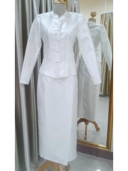 ชุดไทยจิตรลดาสีขาว (L)