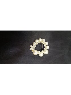 เช็มกลัดมุกวงกลม