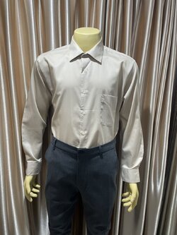 เสื้อเชิตแขนยาวสีครีม 2XL (AU)