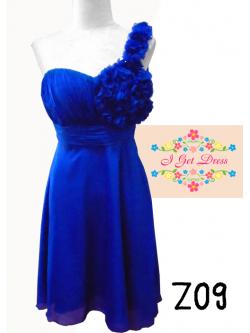 ราตรีสั้น สีน้ำเงิน(ฟรีไซส์)