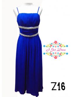 ราตรียาว สีน้ำเงิน(ฟรีไซส์)