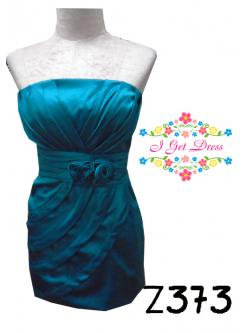 ราตรีสั้นเกาะอกสีเขียว(ฟรีไซส์)